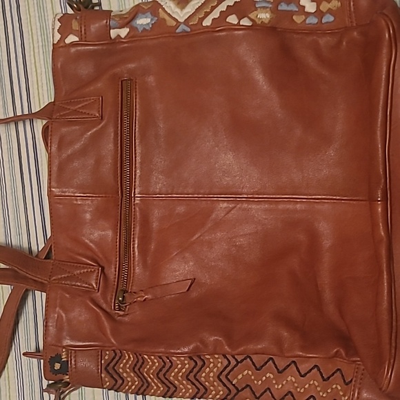 Boho Leather Tote bag - Picture 10 of 10